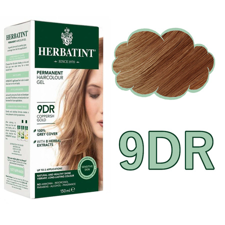 Herbatint Dye 9DR Copper Golden Blonde 150 ml